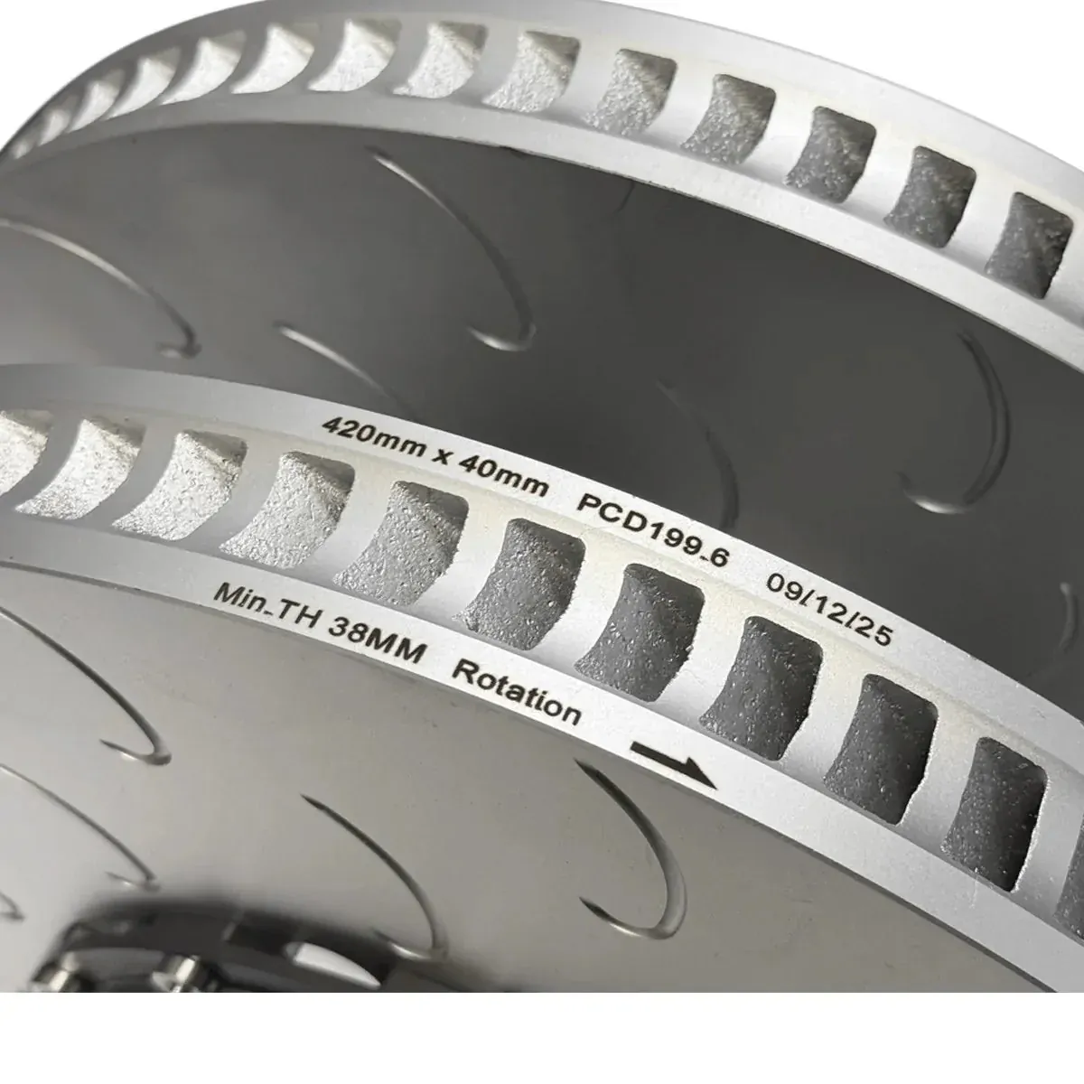 034 Motorsport 2-Piece Floating Front Brake Rotor Upgrade - Audi / C8 / RS6 / RS7 (420x40mm) - Image 6