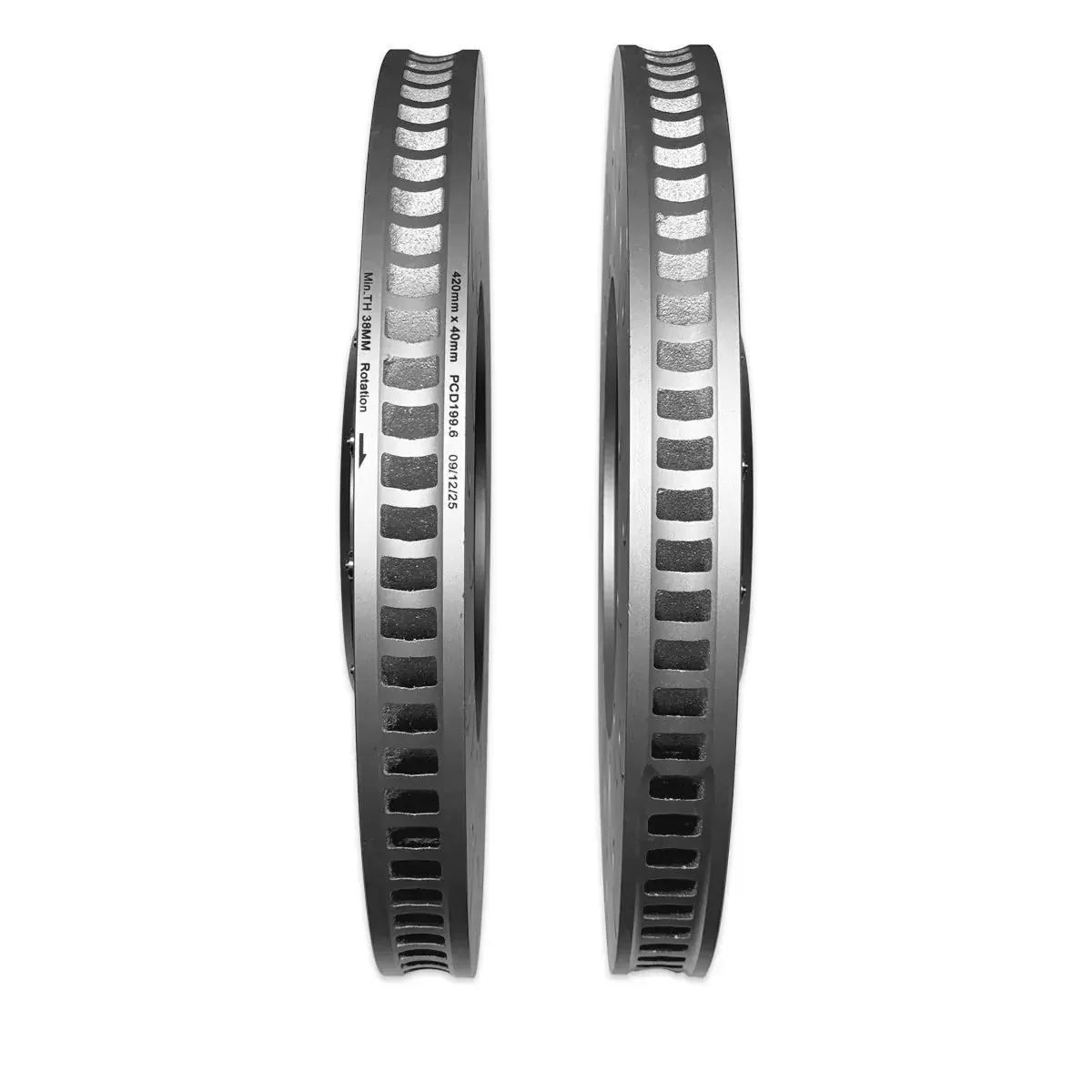 034 Motorsport 2-Piece Floating Front Brake Rotor Upgrade - Audi / C8 / RS6 / RS7 (420x40mm) - Image 7